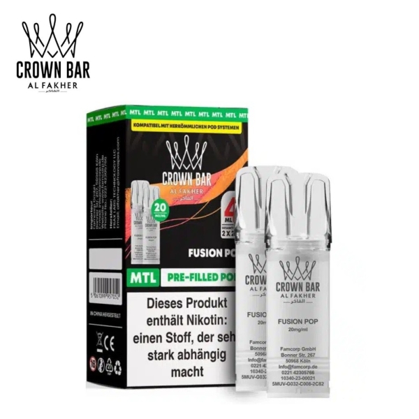 Al Fakher 600 - Fusion Pop - Prefilled Pod 2ml/ Stück
